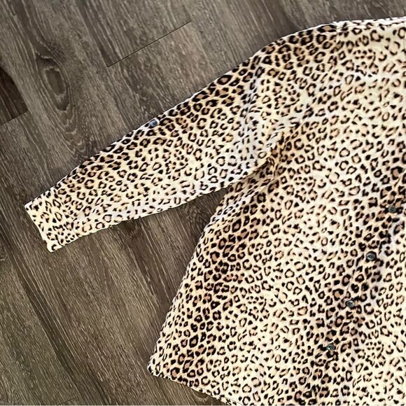 Equipment leopard silk blouse - Picture 3 of 7